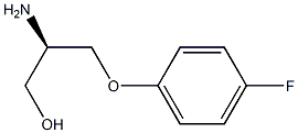 (R)-2-amino-3-(4-fluorophenoxy)propan-1-ol Structure