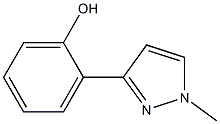 2-(1-methyl-1H-pyrazol-3-yl)phenol Struktur