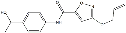  3-(allyloxy)-N-(4-(1-hydroxyethyl)phenyl)isoxazole-5-carboxamide