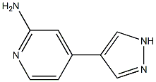 4-(1H-pyrazol-4-yl)pyridin-2-amine Structure