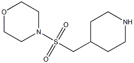 4-(piperidin-4-ylmethylsulfonyl)morpholine Struktur
