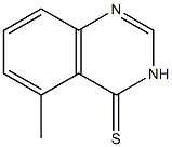 5-methylquinazoline-4(3H)-thione 结构式