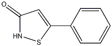 5-phenylisothiazol-3(2H)-one 化学構造式