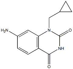 7-amino-1-(cyclopropylmethyl)quinazoline-2,4(1H,3H)-dione Struktur