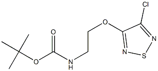  tert-butyl 2-(4-chloro-1,2,5-thiadiazol-3-yloxy)ethylcarbamate