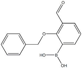 2-苄氧基-3-氯苯硼酸,,结构式