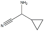 2-amino-2-cyclopropylacetonitrile Structure