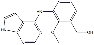 [2-Methoxy-3-(7H-pyrrolo[2,3-d]pyrimidin-4-ylamino)-phenyl]-methanol|
