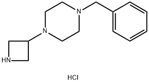 1-(azetidin-3-yl)-4-benzylpiperazine hydrochloride Struktur