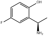 2-((1R)-1-AMINOETHYL)-4-FLUOROPHENOL Structure