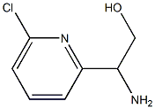 2-AMINO-2-(6-CHLOROPYRIDIN-2-YL)ETHAN-1-OL 结构式