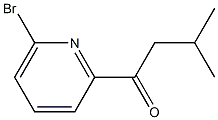 1-(6-bromopyridin-2-yl)-3-methylbutan-1-one 化学構造式