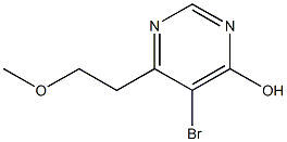  5-bromo-6-(2-methoxyethyl)pyrimidin-4-ol