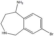 8-bromo-2,3,4,5-tetrahydro-1H-benzo[c]azepin-5-amine,,结构式