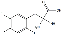 D-2-Amino-3-(2,4,5-trifluoro-phenyl)alanine 化学構造式