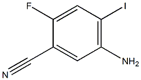 5-Amino-2-fluoro-4-iodo-benzonitrile 结构式