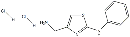 (4-Aminomethyl-thiazol-2-yl)-phenyl-amine dihydrochloride,2097068-46-5,结构式