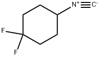 1,1-difluoro-4-isocyanocyclohexane Structure