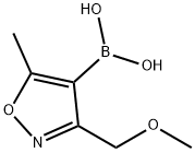 3-(METHOXYMETHYL)-5-METHYLISOXAZOL-4-YLBORONIC ACID,1000894-08-5,结构式