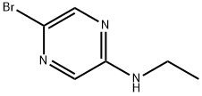 (5-Bromo-pyrazin-2-yl)-ethyl-amine Structure