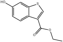 ethyl 6-hydroxybenzo[b]thiophene-3-carboxylate 化学構造式
