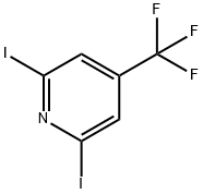 2,6-Diiodo-4-(trifluoromethyl)pyridine Structure