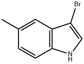 1H-Indole,3-bromo-5-methyl- Struktur
