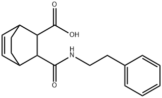 3-(phenethylcarbamoyl)bicyclo[2.2.2]oct-5-ene-2-carboxylic acid|