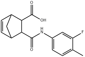 1005246-05-8 3-((3-fluoro-4-methylphenyl)carbamoyl)bicyclo[2.2.1]hept-5-ene-2-carboxylic acid