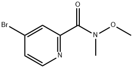4-Bromo-N-methoxy-N-methylpicolinamide Struktur