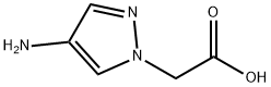 2-(4-amino-1H-pyrazol-1-yl)acetic acid, 1006348-46-4, 结构式