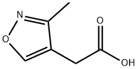 3-methyl-4-Isoxazoleacetic acid 化学構造式