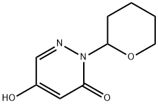 5-Hydroxy-2-(2-tetrahydropyranyl)pyridazin-3(2H)-one Struktur