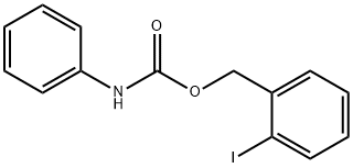 2-iodobenzyl phenylcarbamate Struktur