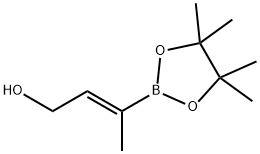 (Z)-(4-羟基-2-丁烯-2-基)硼酸频哪醇酯, 1008752-03-1, 结构式