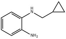 N1-(cyclopropylmethyl)benzene-1,2-diamine 化学構造式