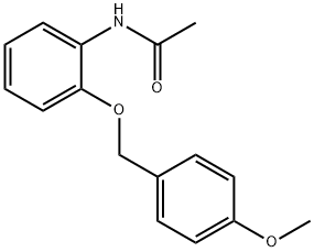 N-(2-((4-methoxybenzyl)oxy)phenyl)acetamide Structure