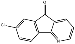 7-chloro-5H-Indeno[1,2-b]pyridin-5-one 化学構造式