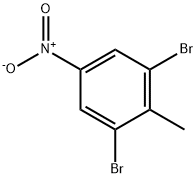 1,3-Dibromo-2-methyl-5-nitrobenzene Struktur