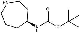 tert-butyl (S)-azepan-4-ylcarbamate 化学構造式