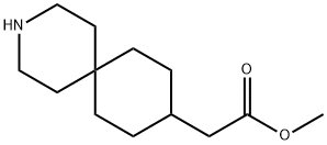 3-Azaspiro[5.5]undecane-9-acetic acid methyl ester Struktur
