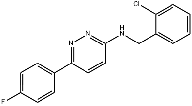 N-(2-chlorobenzyl)-6-(4-fluorophenyl)pyridazin-3-amine|