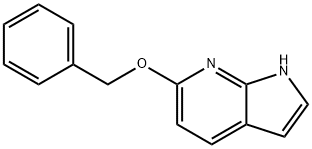 6-(ベンジルオキシ)-1H-ピロロ[2,3-b]ピリジン 化学構造式