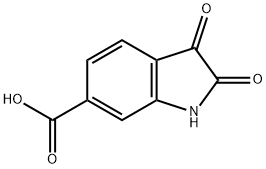 2,3-Dioxoindoline-6-carboxylic acid Structure