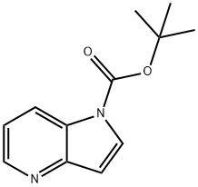 1H-pyrrolo[3,2-b]pyridine-1-carboxylic acid 1,1-dimethylethyl ester, 1018950-15-6, 结构式