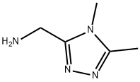 (二甲基-4H-1,2,4-三唑-3-基)甲胺 结构式