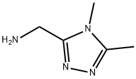 (4,5-dimethyl-4H-1,2,4-triazol-3-yl)methanamine 化学構造式