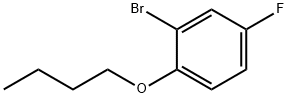 1-Bromo-2-butoxy-5-fluorobenzene Struktur