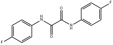 N,N'-BIS(4-FLUOROPHENYL)OXAMIDE 化学構造式