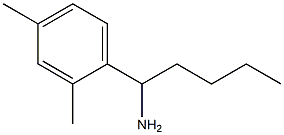 1-(2,4-ジメチルフェニル)ペンチルアミン 化学構造式